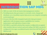 Sap Mdg Training Videos | Sap Master Data Governance training USA