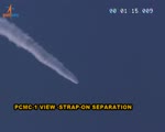 PSLV-C45 LIFTOFF & ONBOARD CAMERA VIEW