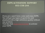 ESPN Activation