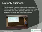 Several benefits of presentation in business.