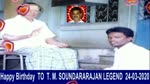 Happy Birthday To T. M. Soundararajan Legend 24-03-2020,,,