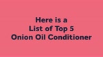 List Of Top 5 Onion Oil Conditioner India