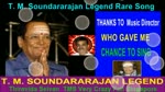 T. M. Soundararajan Legend Rare Song Vol 34