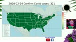 Coronavirus (covid19) United States Map - infection all states -newest edition
