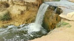 Tourist Enjoys Day Tour Visit To Old Waterfalls Of Wadi El Rayan Egypt