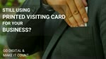 e visiting card
