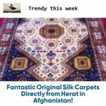 Beautiful Afghan Tribal Carpets of Silk and Gold for Spring Sale - Up to 60% Discount