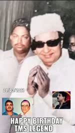 T. M. Soundararajan Legend & Happy Birthday 24.03.2021.