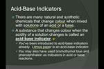 Chem 20 C.11 Acid-Base Indicators