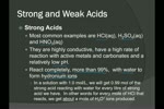 Chem 20 C.13 Strength of Acids and Bases