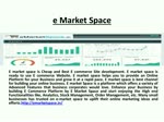E Market Space | Best E-Commerce Development Company in India