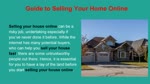 Guide to Selling Your Home Online