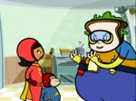 WordGirl: S01E03 (You Can't Crush City Hall); S01E4 (Two-Brain Highway)