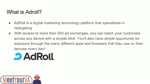 What is AdRoll?