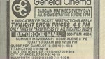 General Cinema Advert Circa June 1998