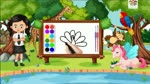 Peacock Drawing, painting and coloring for kids & Toddlers Drawing Basics | creativejoykids