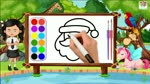 Santa Claus Drawing, painting and coloring for kids & Toddlers  Drawing Basics | creativejoykids