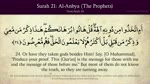 Quran_ 21. Surah Al-Anbya (The Prophets)_ Arabic and English translation