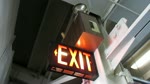 Buzzing Exit Sign