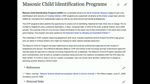 THE MASONIC ID PROGRAM FOR KIDS!