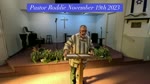Pastor Roddie November 19th 2023