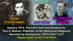 January 1915, The Watsonian Magazine - The Leo Frank Case Analysis, Part 1 of 5, Narrated by Anonymous (2015)