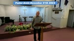 Pastor Arnie December 31th 2023