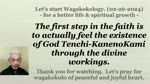 To actually feel the existence of God Tenchi-KanenoKami. 02-26-2024