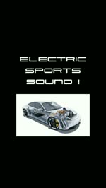【Porsche Taycan】 Electric Sports Engine Sound !