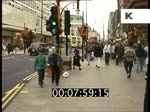 1990s Oxford Street, London, Shoppers