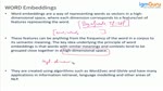 What is Word Embedding.