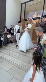横村夫妻 結婚式
